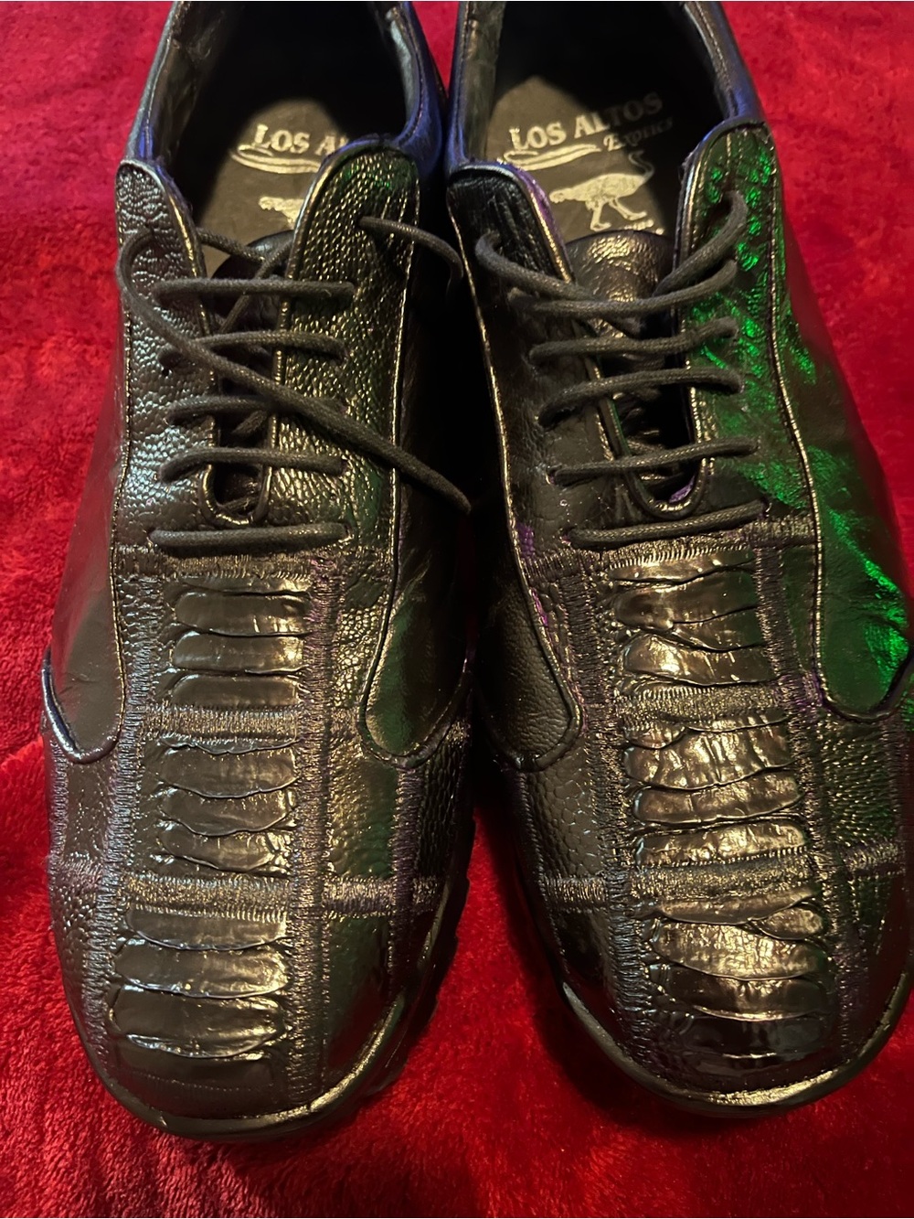 Los altos ostrich leg shoes 10-1/2 please read